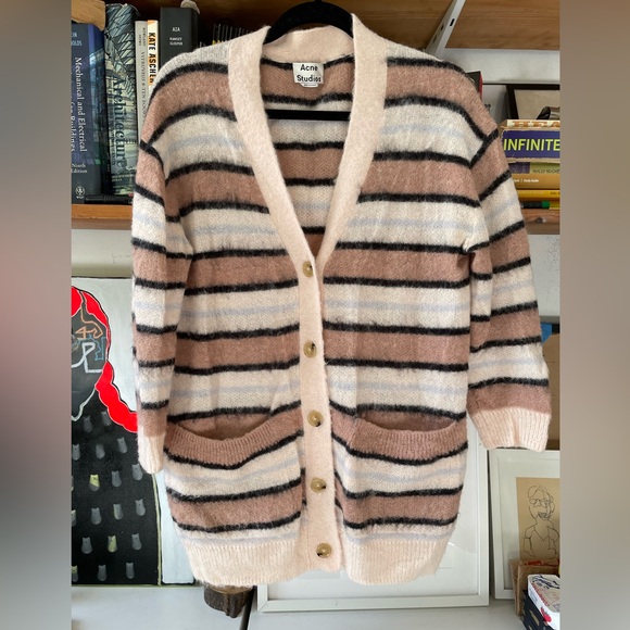 Acne Studios - Keda Striped Cardigan - XXS - Picture 2 of 8